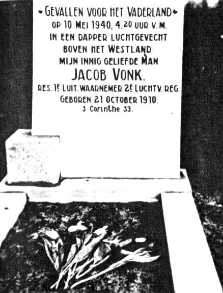 Het graf van Jacon Vonk